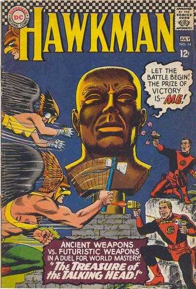 Hawkman (1964)(V.O. anglais) - tome 14 - The Treasure of the Talking Head