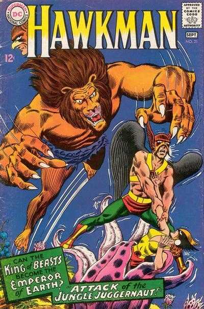 Hawkman (1964)(V.O. anglais) - tome 21 - Attack of The Jungle Juggernaut