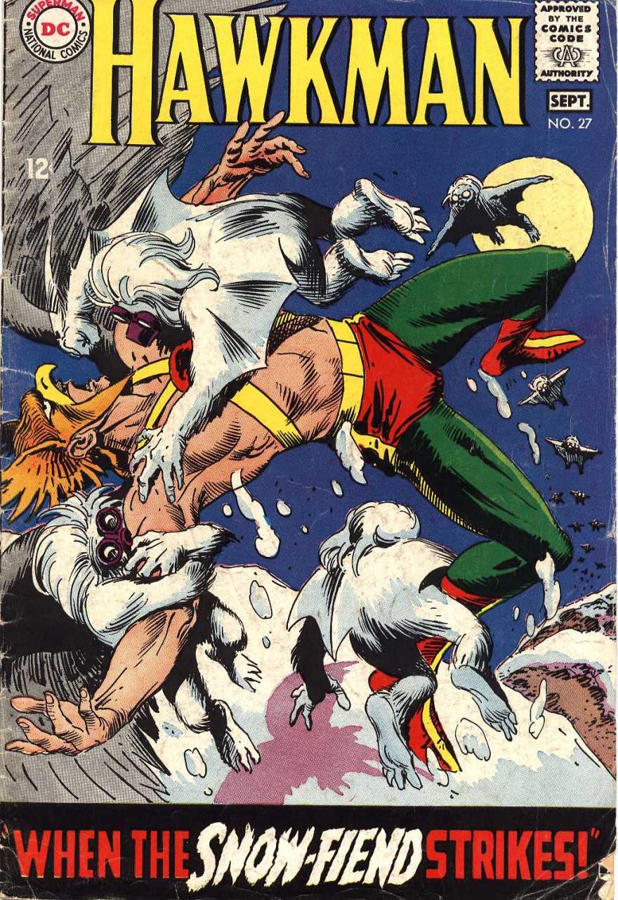 Hawkman (1964)(V.O. anglais) - tome 27 - ...When the Snow-Fiend Strikes!