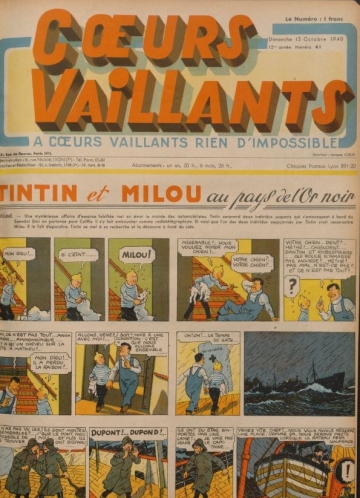 Coeurs Vaillants (Périodique - Année 1940) - Coeurs vaillants n°41