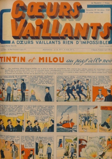 Coeurs Vaillants (Périodique - Année 1940) - Coeurs vaillants n°43