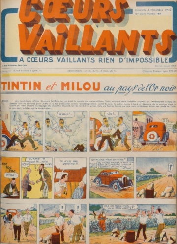 Coeurs Vaillants (Périodique - Année 1940) - Coeurs vaillants n°44