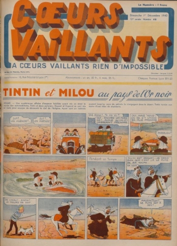 Coeurs Vaillants (Périodique - Année 1940) - Coeurs vaillants n°48