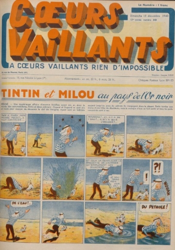 Coeurs Vaillants (Périodique - Année 1940) - Coeurs vaillants n°50