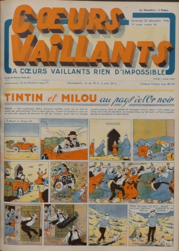 Coeurs Vaillants (Périodique - Année 1940) - Coeurs vaillants n°51