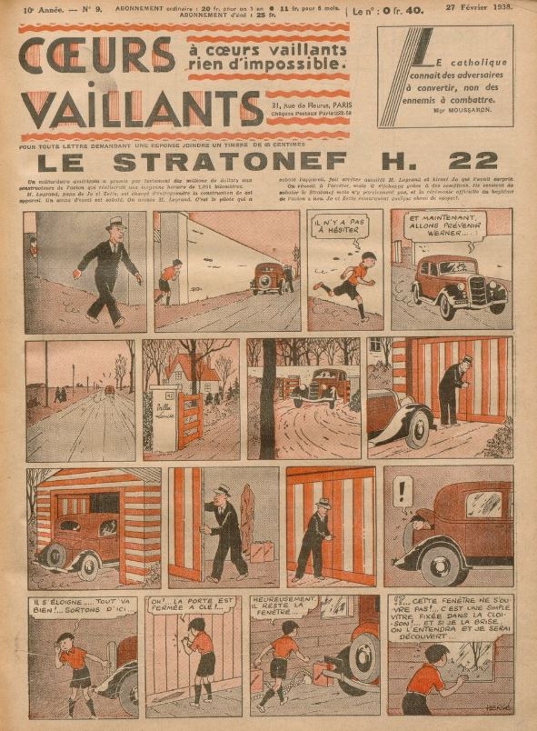 Coeurs Vaillants (Périodique - Année 1938) - Coeurs vaillants n°9