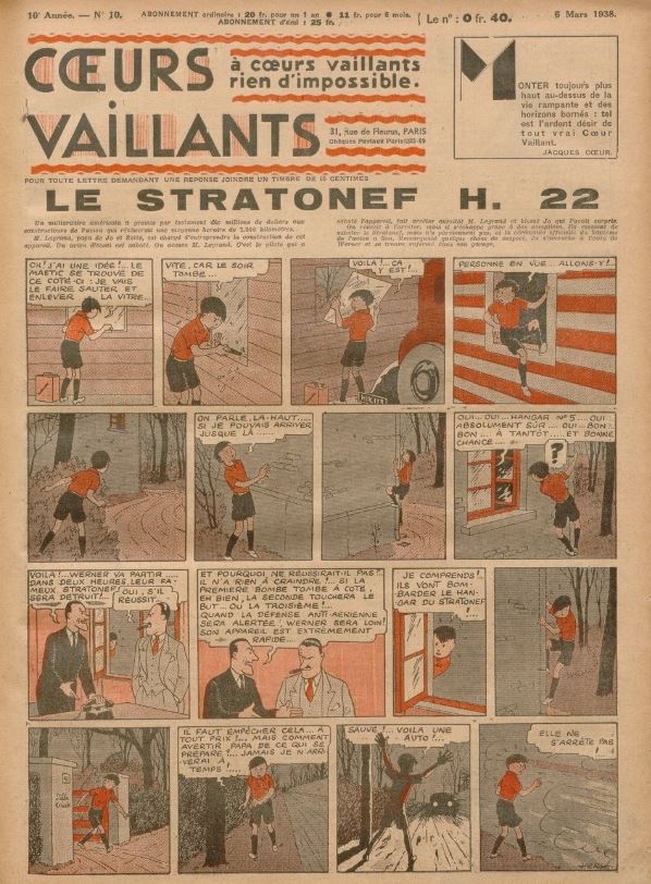 Coeurs Vaillants (Périodique - Année 1938) - Coeurs vaillants n°10