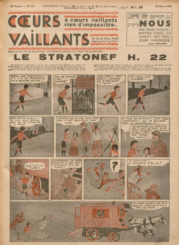 Coeurs Vaillants (Périodique - Année 1938) - Coeurs vaillants n°11