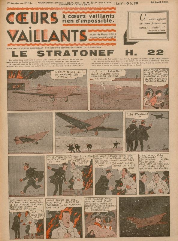Coeurs Vaillants (Périodique - Année 1938) - Coeurs vaillants n°17
