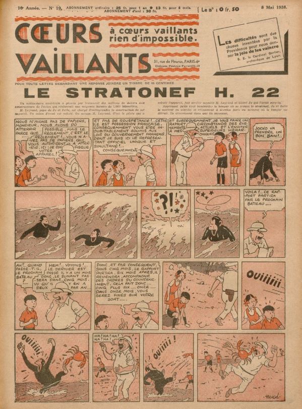 Coeurs Vaillants (Périodique - Année 1938) - Coeurs vaillants n°19