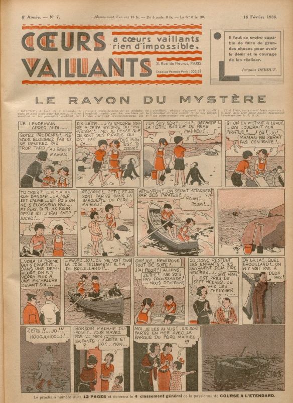 Coeurs Vaillants (Périodique - Année 1936) - Coeurs vaillants n°7