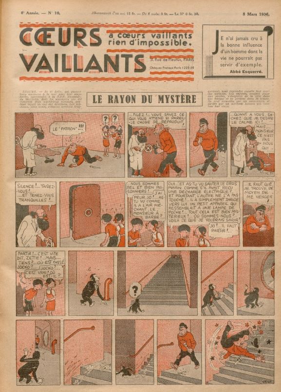 Coeurs Vaillants (Périodique - Année 1936) - Coeurs vaillants n°10