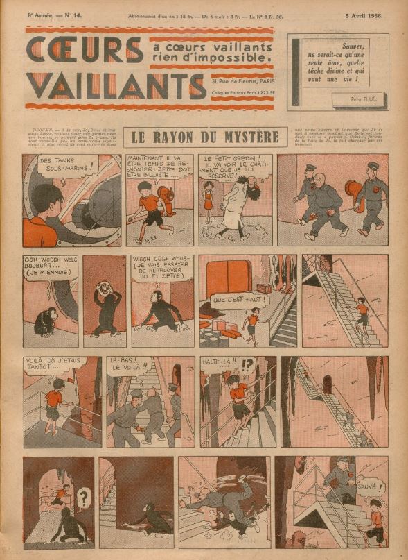 Coeurs Vaillants (Périodique - Année 1936) - Coeurs vaillants n°14