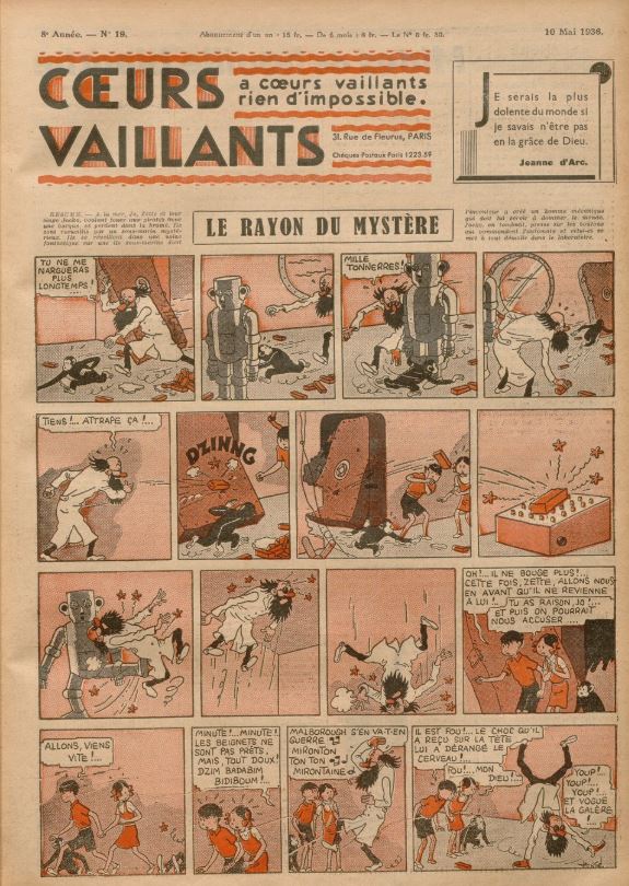 Coeurs Vaillants (Périodique - Année 1936) - Coeurs vaillants n°19