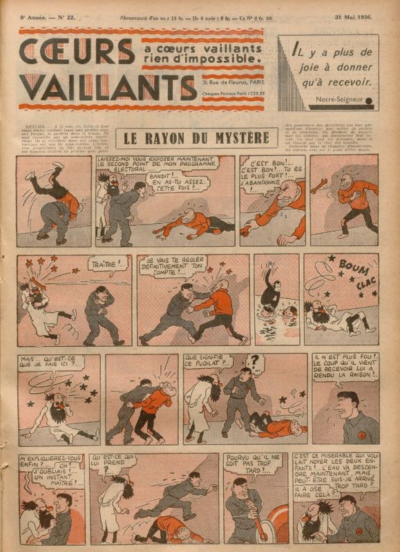 Coeurs Vaillants (Périodique - Année 1936) - Coeurs vaillants n°22
