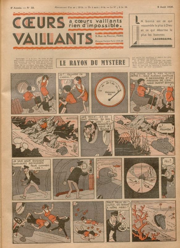 Coeurs Vaillants (Périodique - Année 1936) - Coeurs vaillants n°32