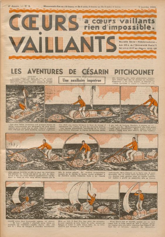 Coeurs Vaillants (Périodique - Année 1934) - Coeurs vaillants n°2