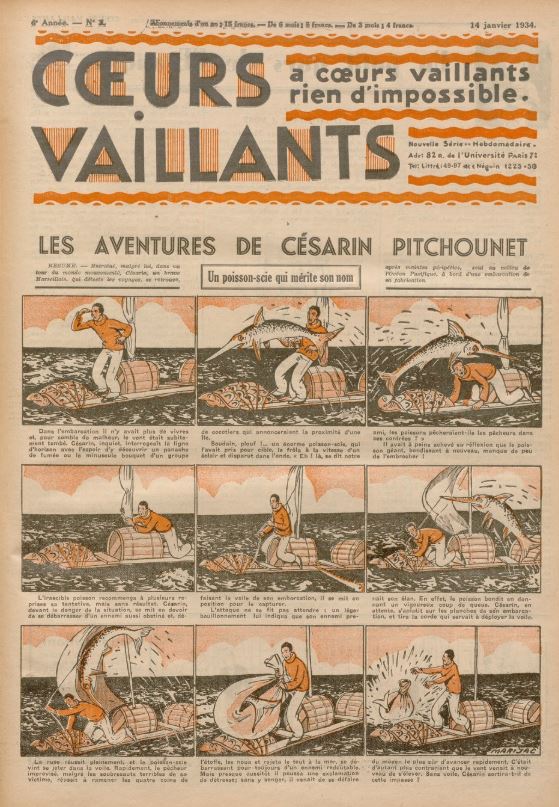 Coeurs Vaillants (Périodique - Année 1934) - Coerus vaillants n°3