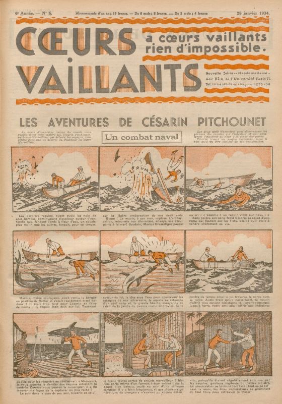 Coeurs Vaillants (Périodique - Année 1934) - Coeurs vaillants n°5
