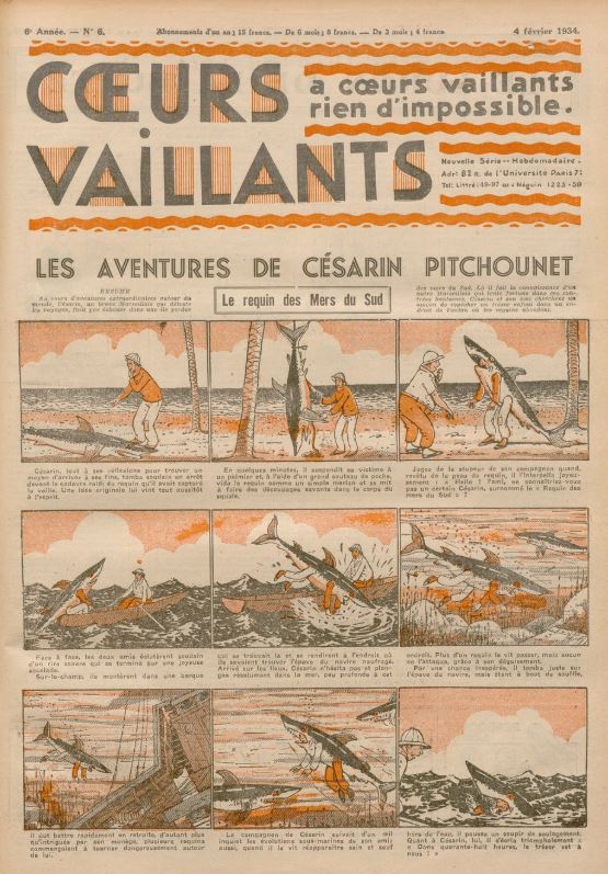 Coeurs Vaillants (Périodique - Année 1934) - Coeurs vaillants n°6
