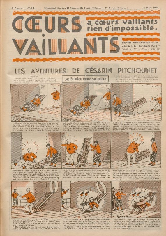 Coeurs Vaillants (Périodique - Année 1934) - Coeurs vaillants n°10