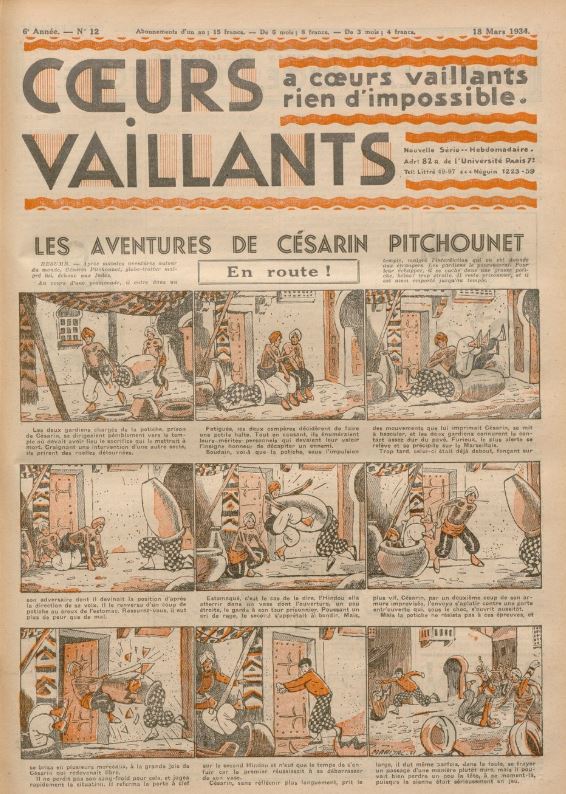 Coeurs Vaillants (Périodique - Année 1934) - Coeurs vaillants n°12