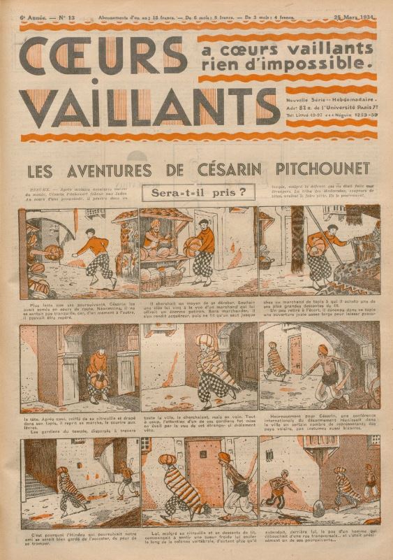 Coeurs Vaillants (Périodique - Année 1934) - Coeurs vaillants n°13