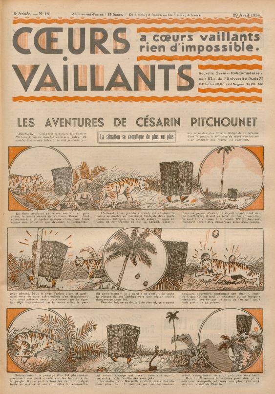 Coeurs Vaillants (Périodique - Année 1934) - Coeurs vaillants n°18