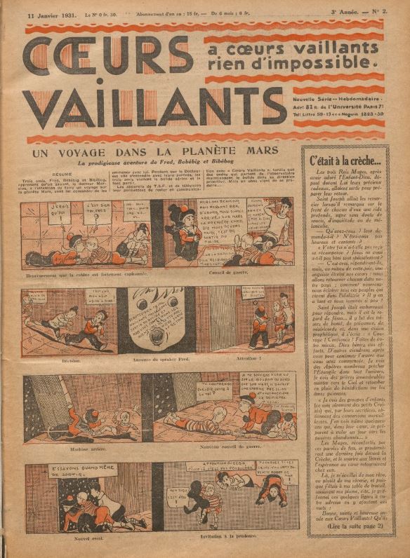 Coeurs Vaillants (Périodique - Année 1931) - Coeurs vaillants n°2