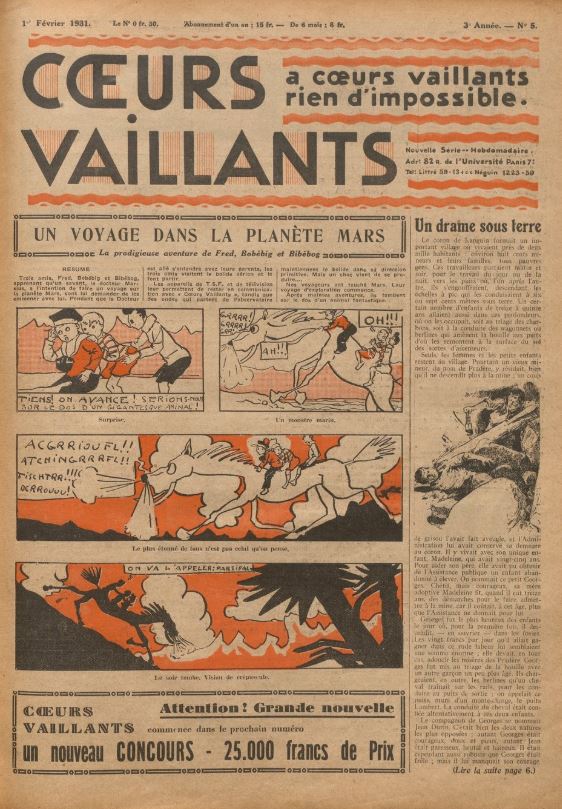 Coeurs Vaillants (Périodique - Année 1931) - Coeurs vaillants n°5