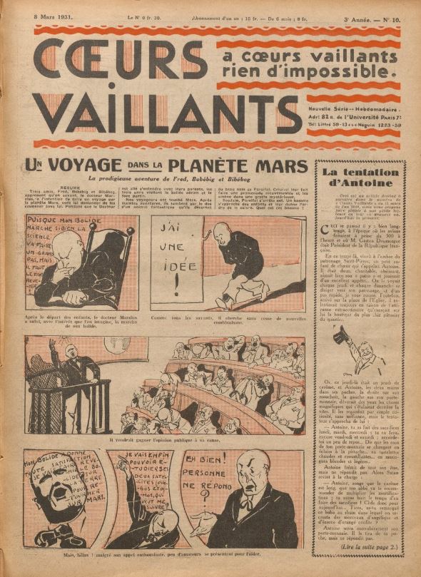 Coeurs Vaillants (Périodique - Année 1931) - Coeurs vaillants n°10