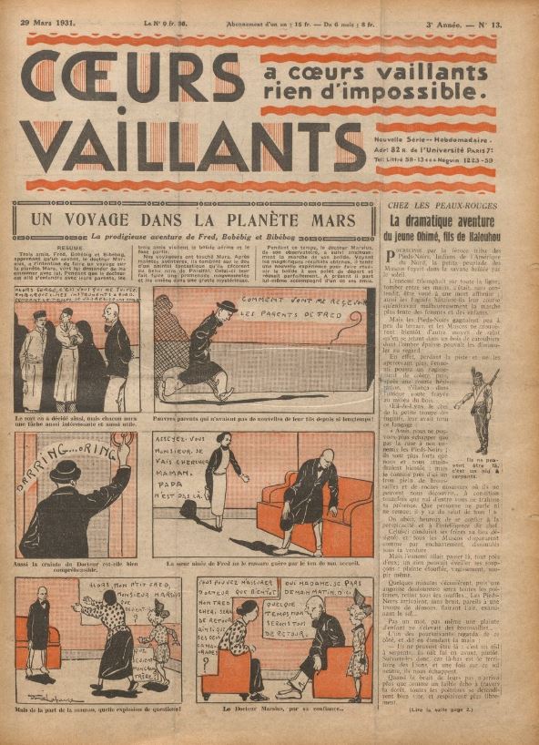 Coeurs Vaillants (Périodique - Année 1931) - Coeurs vaillants n°13