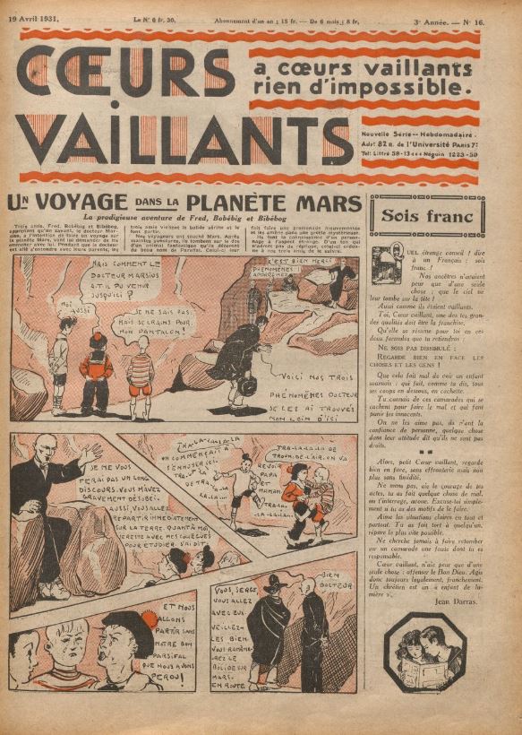 Coeurs Vaillants (Périodique - Année 1931) - Coeurs vaillants n°16