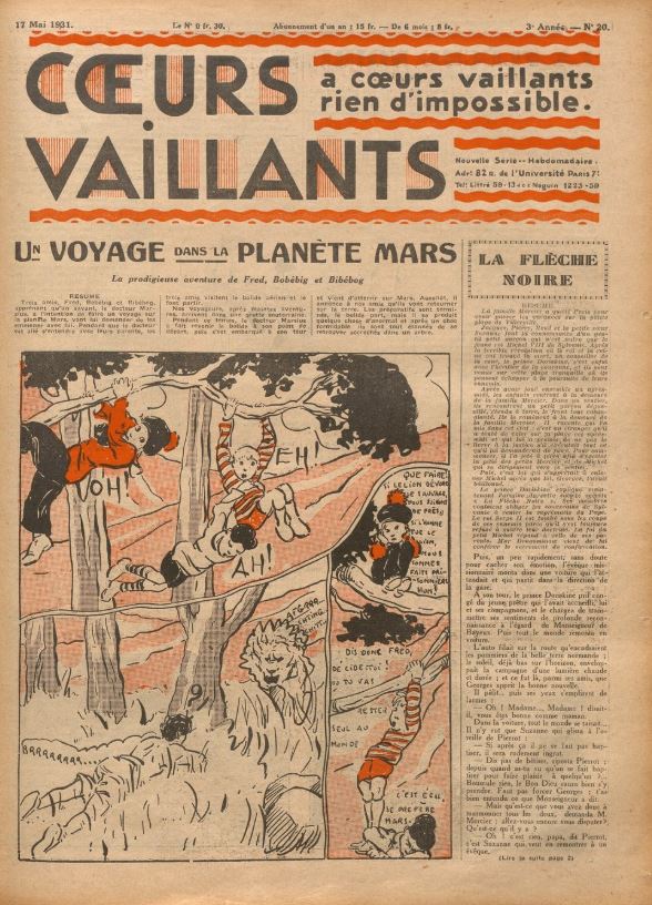Coeurs Vaillants (Périodique - Année 1931) - Coeurs vaillants n°20