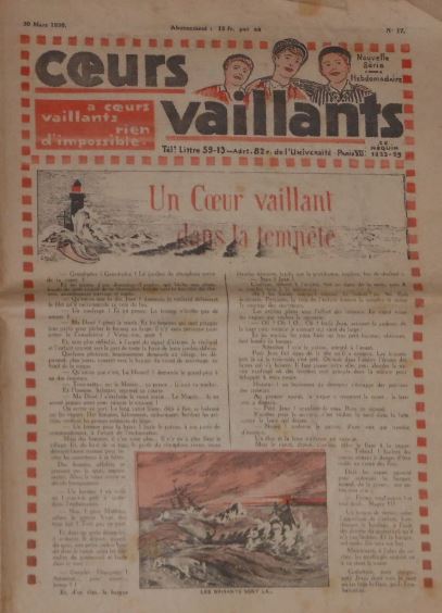 Coeurs Vaillants (Périodique - Année 1930) - Coeurs vaillants n°17