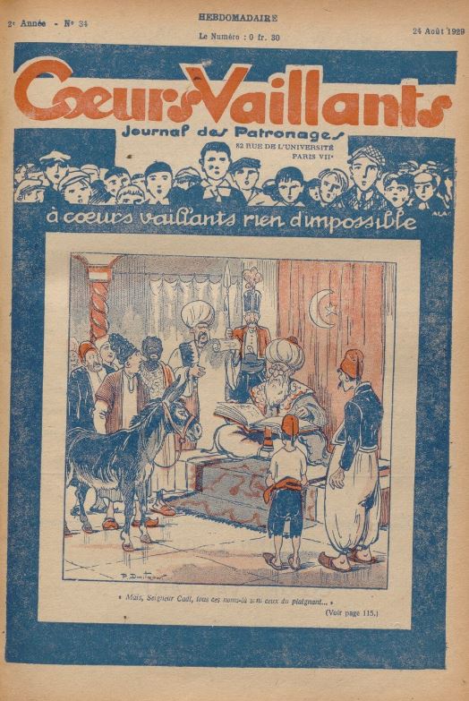 Coeurs Vaillants (Périodique - Année 1929) - Coeurs vaillants n°34