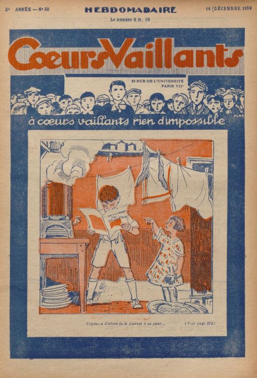 Coeurs Vaillants (Périodique - Année 1929) - Coeurs vaillants n°50