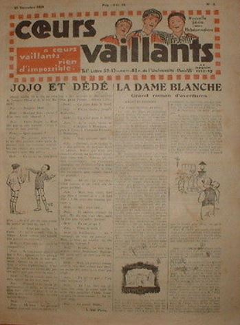 Coeurs Vaillants (Périodique - Année 1929) - tome 52 - Coeurs vaillants n°2