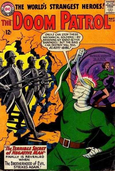 Doom Patrol (1964)(V.O. anglais) - tome 87 - The Terrible Secret of Negative Man!