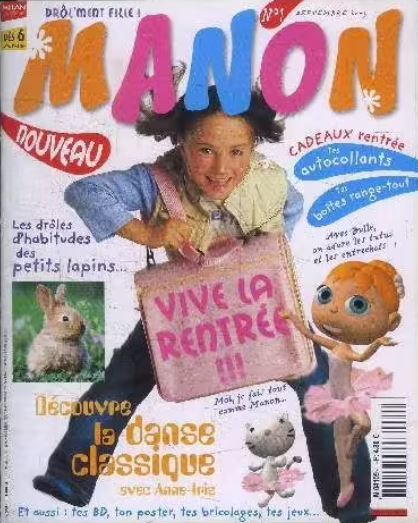 Manon (Périodique)(Editions Milan Jeunesse) - Manon n°1