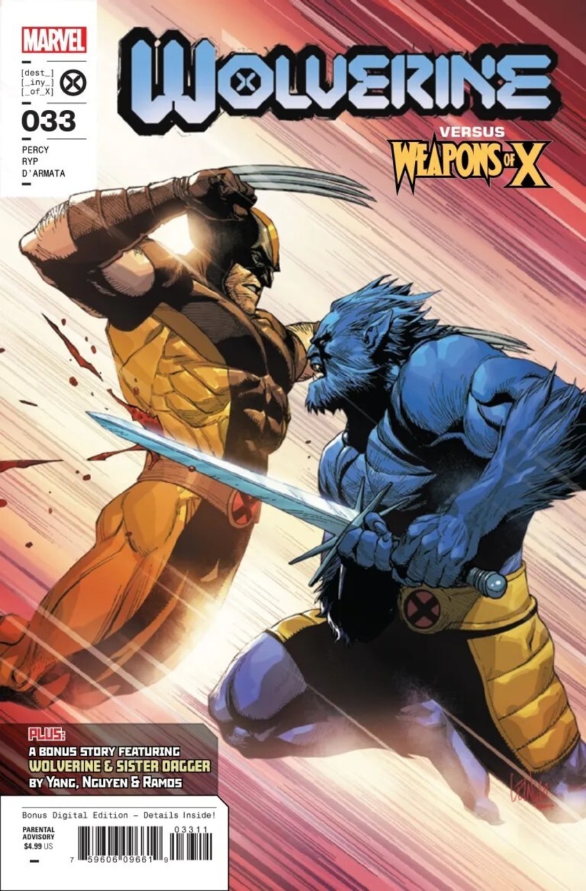 Wolverine (2020)(V.O. anglais) - tome 33 - Weapons of X, Part 3; Daggers And Claws (LGY#375)
