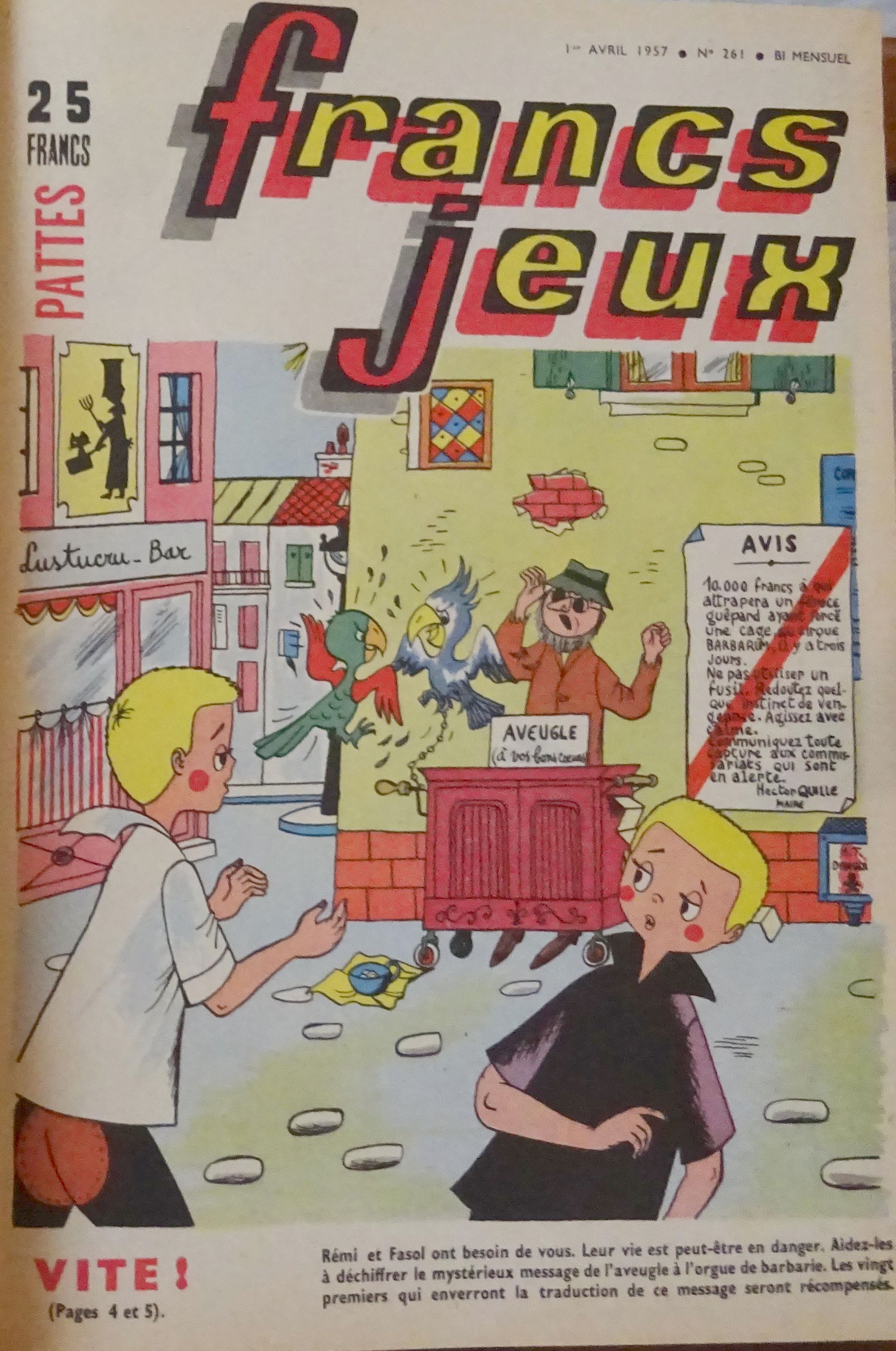 Francs jeux - Francs jeux (Garçons) - Francs jeux n°261