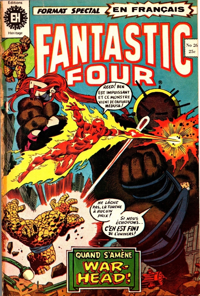 Fantastic Four (Editions Héritage) - tome 26 - Quand s'amène War-Head !