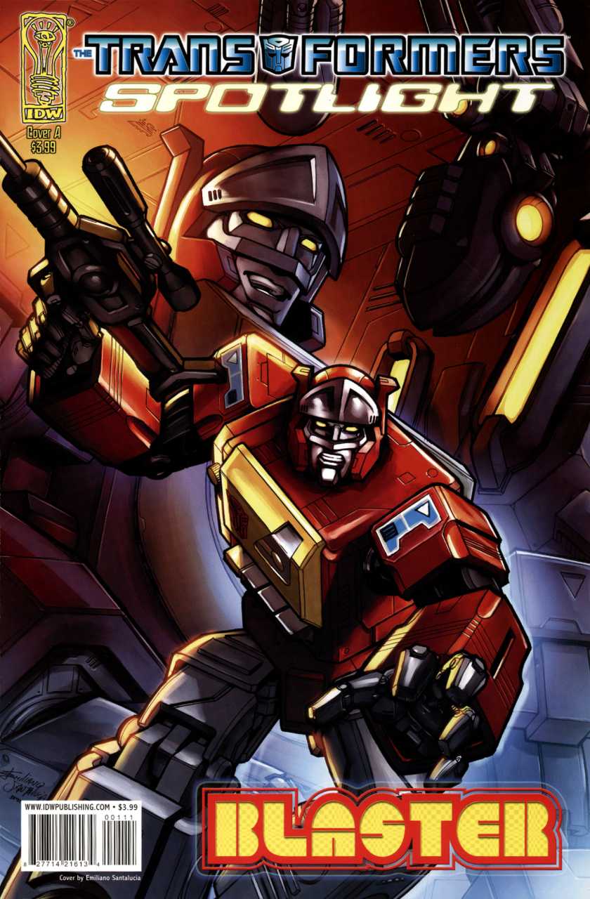 Transformers Spotlight: Blaster (2008)(V.O. anglais) - tome 1 - Transformers Spotlight : Blaster