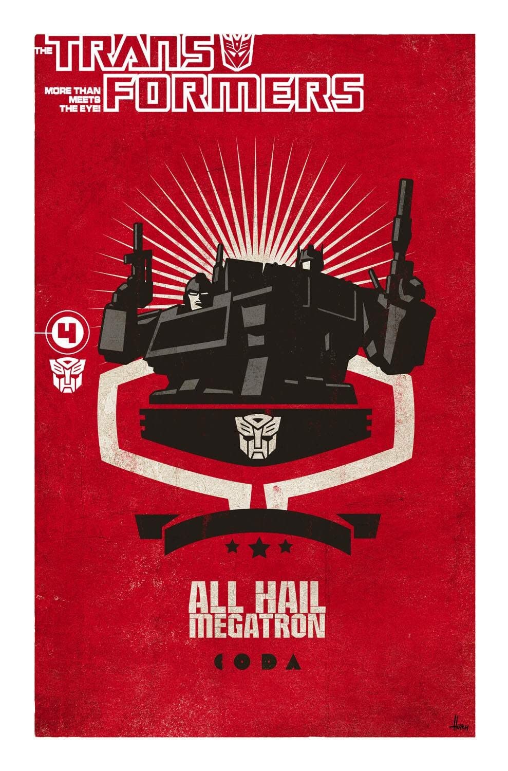 The Transformers : All Hail Megatron (2008)(V.O. anglais) - tome 4 - The Transformers : All Hail Megatron, Volume 4 (TPB)