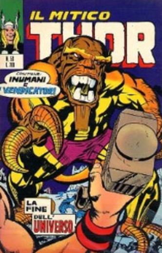 Thor (en italien : Il mitico Thor - Editoriale Corno) - tome 53 - La fine dell'universo