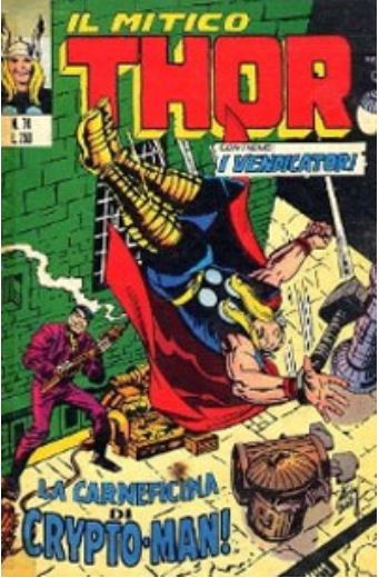 Thor (en italien : Il mitico Thor - Editoriale Corno) - tome 74 - La carneficina di Crypto-Man