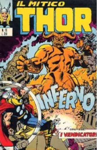 Thor (en italien : Il mitico Thor - Editoriale Corno) - tome 76 - Inferno