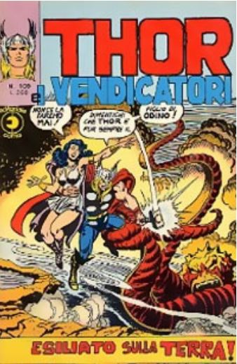 Thor (en italien : Il mitico Thor - Editoriale Corno) - tome 109 - Esiliato sulla Terra !