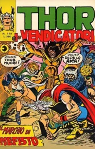Thor (en italien : Il mitico Thor - Editoriale Corno) - tome 110 - Il marchio di Mefisto